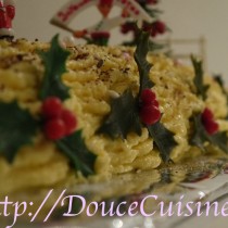 Buche de Noël à la vanille et au krisch