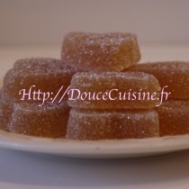 Pâtes de fruits aux poires