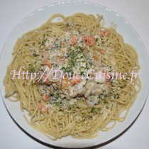 Spaghettis aux poissons