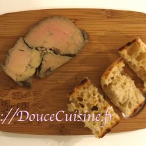 foie gras de canard cuit au gros sel