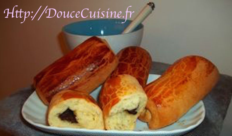 Pain au chocolat brioché