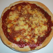 Pizza 3 fromages (cuisson G. Ramsay)