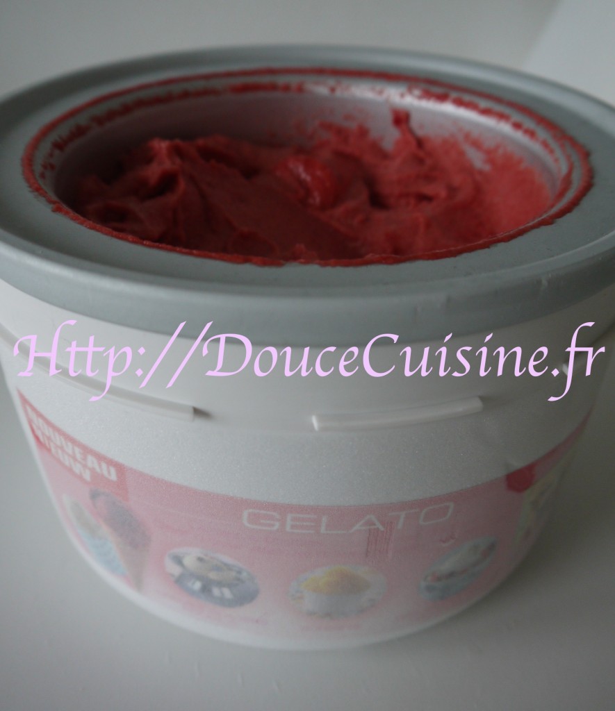 Sorbet à la fraise