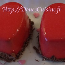 Bavarois chocolat framboise (Imane le meilleur pâtissier)