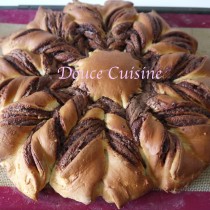 brioche étoilée au nutella