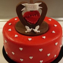 Gâteau Saint Valentin