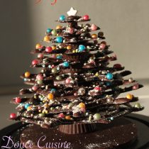 Sapins de Noël en chocolat