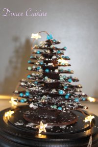 Sapins de Noël en chocolat