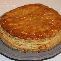 Galette des rois pâte feuilletée inversée