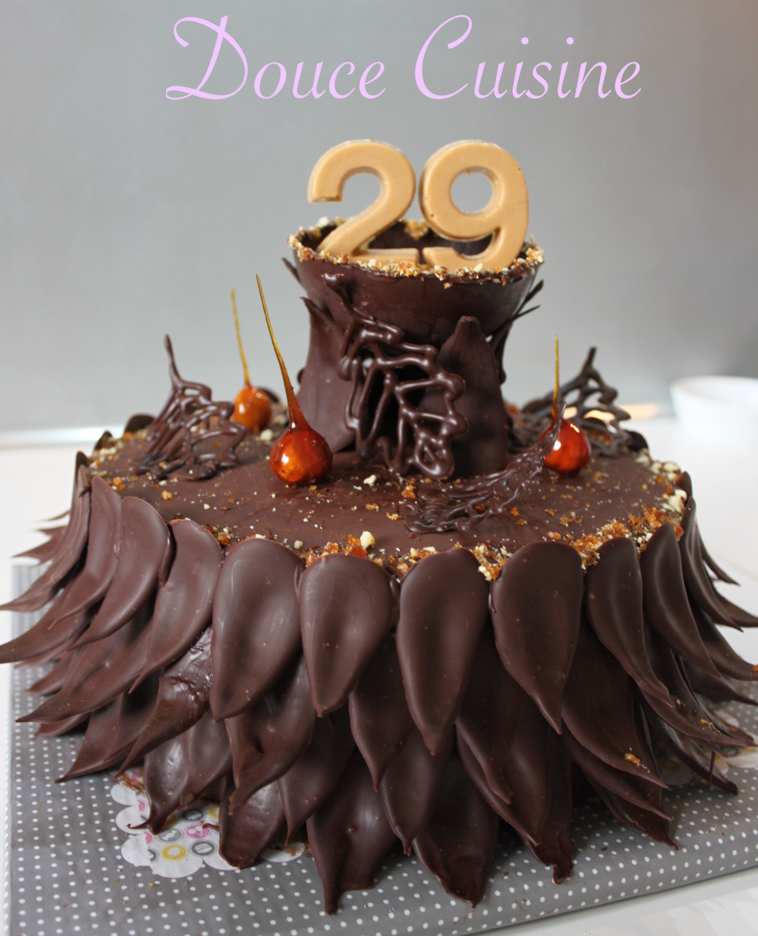 Gâteau d'automne tout chocolat