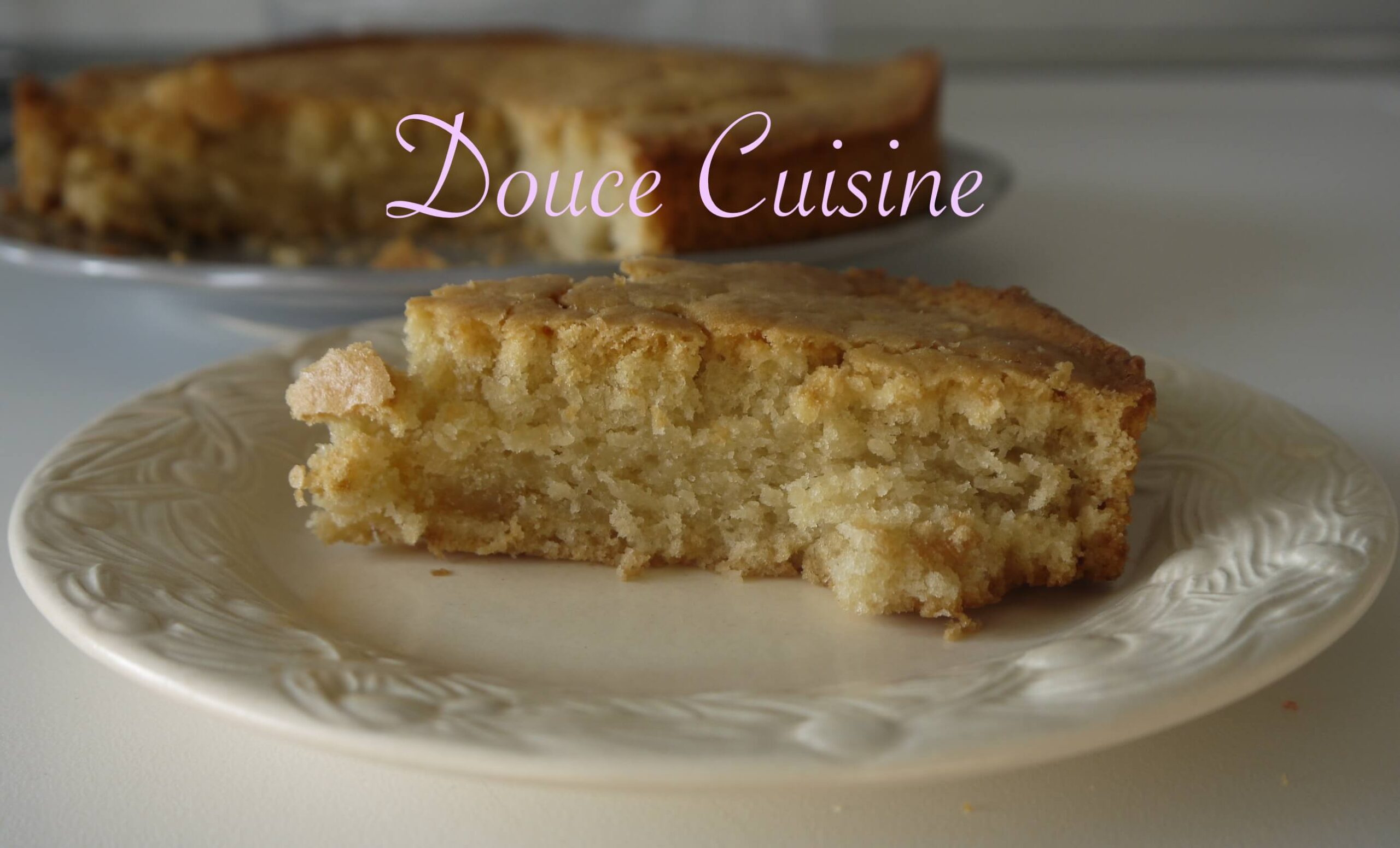 Gâteau à l'eau sans oeuf sans lactose