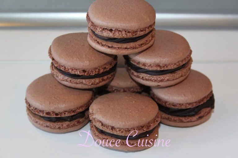 Macarons au chocolat