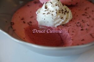 Mousse à la fraise