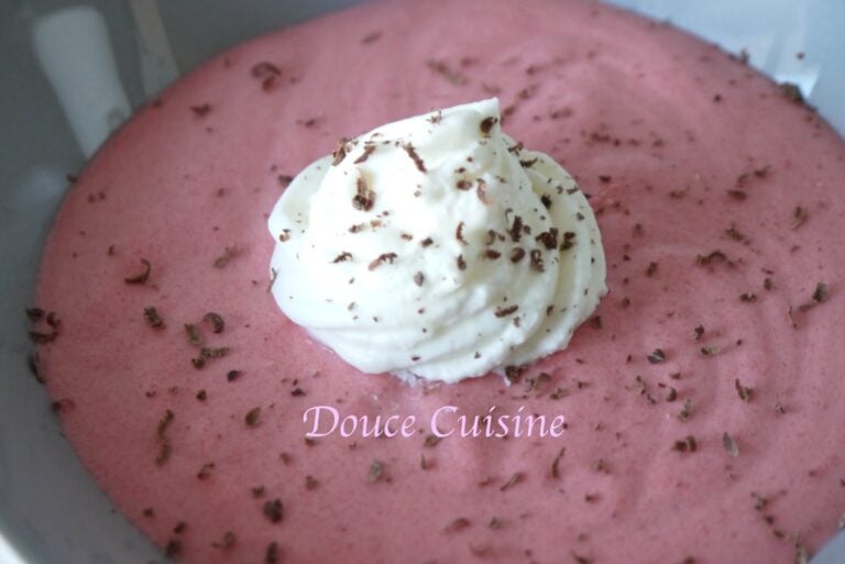 Mousse à la fraise